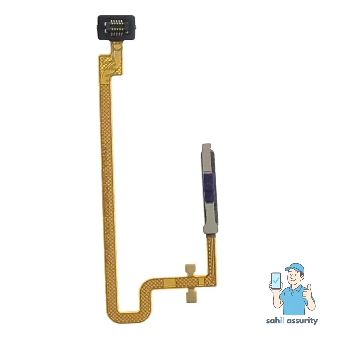 Fingerprint Sensor with Flex Cable for Infinix Hot 30 5G Black thumbnail
